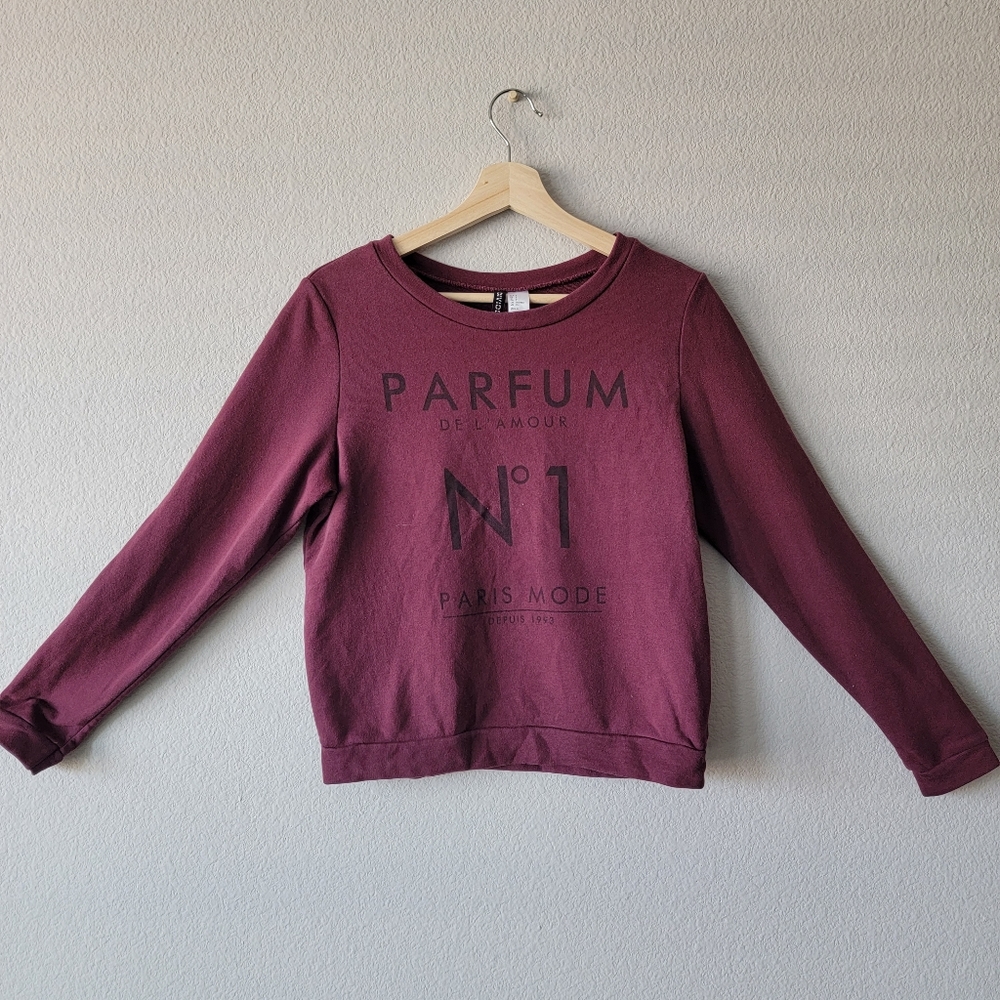BURGUNDY FLEECE SIZE S